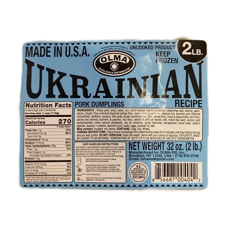 "Olma" ukrainian dumplings 2lb