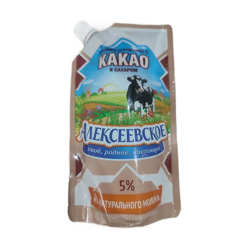 Alekseevskoe cond.milk w/cacao