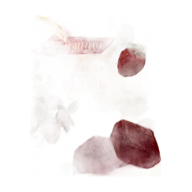 Raspberry in jelly