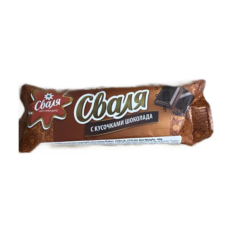 Svalia.Cheese bar. Chocolate