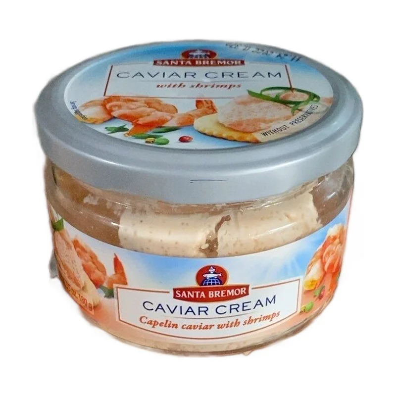 Caviar cream w/shrimps