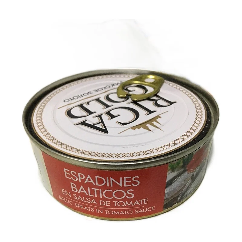 "Riga gold" sprats in tomato sauce