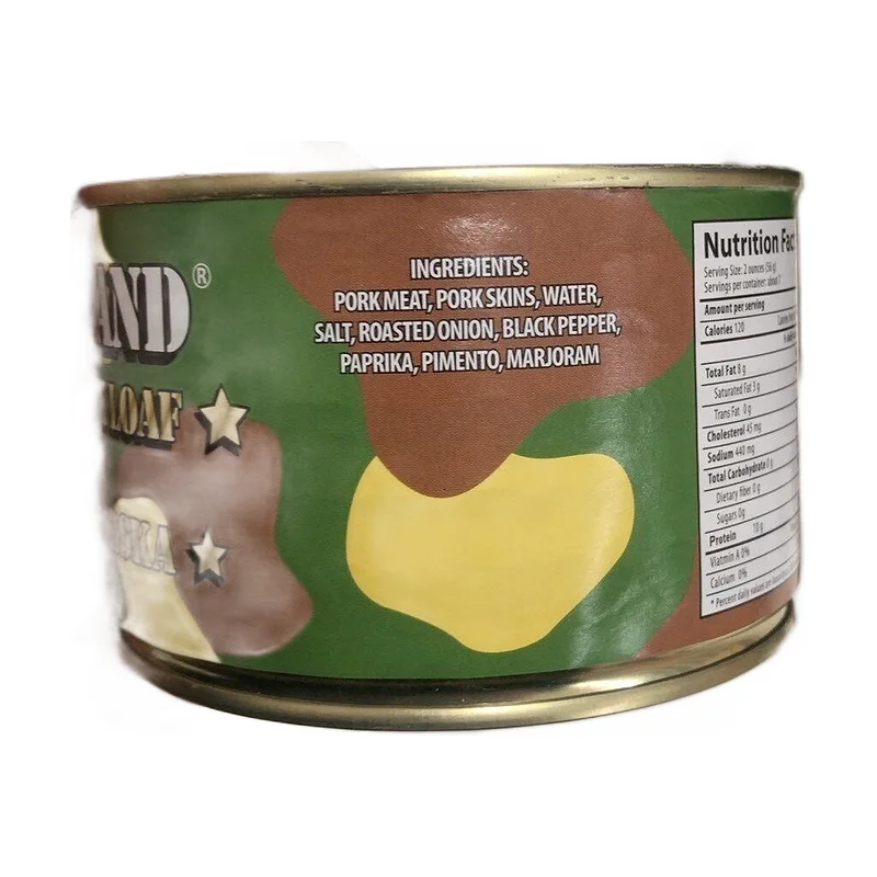 Army brand pork loaf